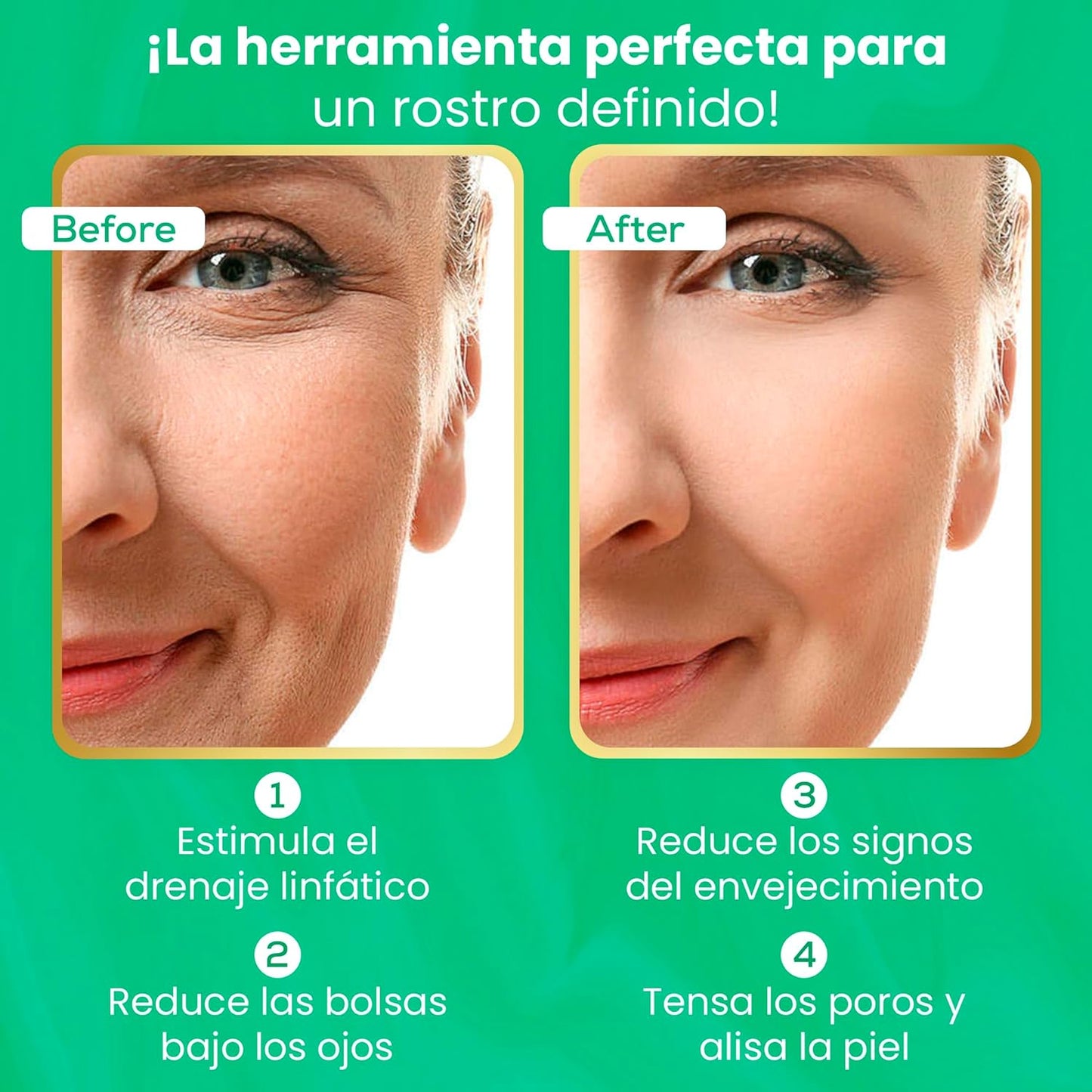 Piel mas joven y sin arrugas ,con el poder de nuestro pack facial